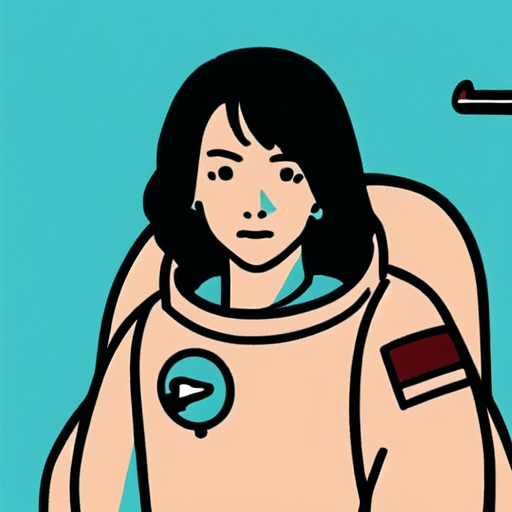 00195-1822520584-minimalism,a female astronaut,.png